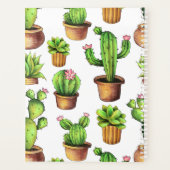 Cute Cactus Waterverf Planner (Achterkant)