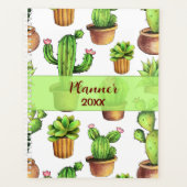 Cute Cactus Waterverf Planner (Voorkant)