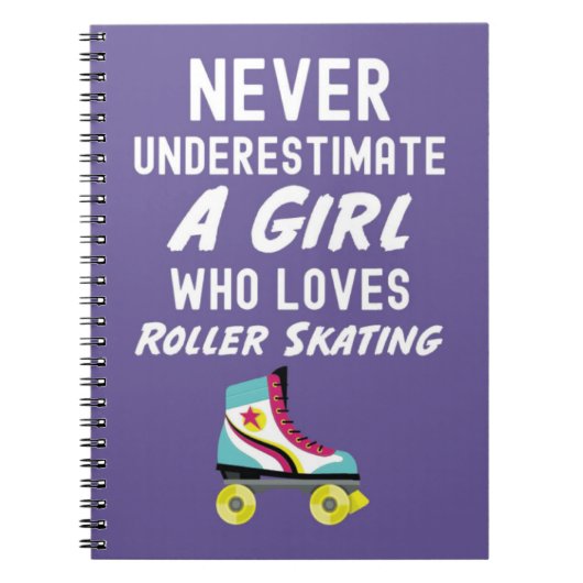 Cute cadeau-ideeën voor rollerskaters voor meisjes notitieboek (Voorkant)