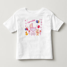 Cute cadeau Kleurrijk shirt voor peutermeisje
