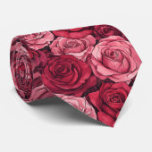 Cute Cadeaus Voor Mannen Roos Stropdas (Opgerold)