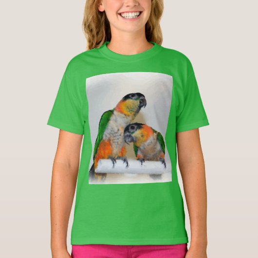 Cute Caique Parrot P T-shirt (Voorkant)