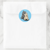 Cute Cairn Duo Sticker (Tas)
