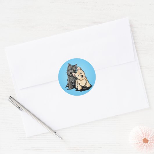 Cute Cairn Duo Sticker (Envelop)