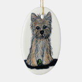 CUTE CAIRN TERRIER decoratie kerstfeest (Rechts)