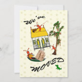 Cute Cajun Crawfish Moving Announements Aankondiging (Voorkant)