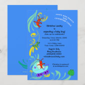 Cute Cajun Critters Het is een Jongen Baby shower Kaart (Voorkant / Achterkant)