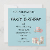 Cute Cake and Cupcakes Kaart (Achterkant)