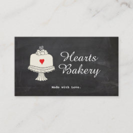 Cute Cake Bake Shop Caterer Visitekaartje