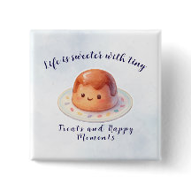 Cute Cake Dessert Button