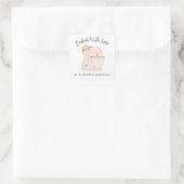 Cute Cake Mixer met liefdesplein Sticker (Tas)