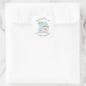 Cute Cake Mixer met liefdesplein Sticker (Tas)