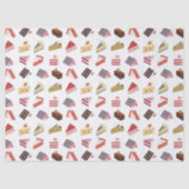Cute Cake Variety Pattern Tissuepapier (Voorkant)