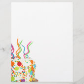 Cute Cake with Swirly Candles Flyer (Voorkant)