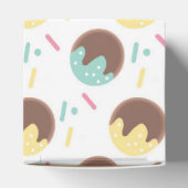 Cute Cakepop Balls First Birthday Sprinkles Bedankdoosjes (Bovenkant)