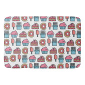 Cute Cakes and Desserts Pattern Badmat (Voorkant)