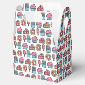 Cute Cakes and Desserts Pattern Bedankdoosjes (Geopend)