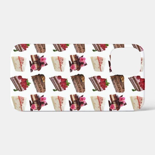 Cute Cakes desserts Pattern Case-Mate iPhone Case (Achterkant (horizontaal))