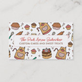 Cute Cakes Home Bakery Visitekaartje (Voorkant)