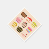 Cute cakes namiddagthee servet (Hoek)