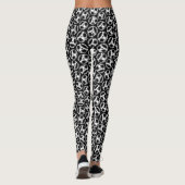 Cute Calavera Skulls Pattern Leggings (Achterkant)