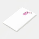 Cute Calculator Post-it® Notes (Schuin)