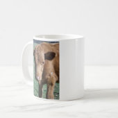 Cute Calf Coffee-Mok sluiten Koffiemok (Voorkant links)