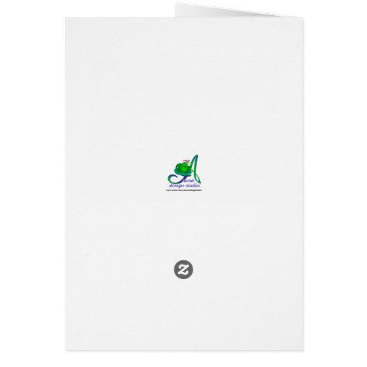 Cute Calico Cat Love Greeting (Achterkant)