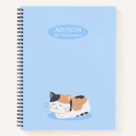 Cute Calico Cat Spiral Notitieboek