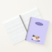 Cute Calico Cat Spiral Notitieboek (Binnen)