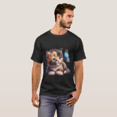 Cute Calico Kitten and Blue Butterfly  ✨🐱 T-shirt (Voorkant volledig)
