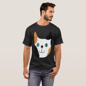 Cute Calico Kitty Cat Fun Adorable Kitten T-shirt (Voorkant volledig)