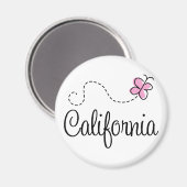 Cute California Design Magneet (Voorkant / Achterkant)