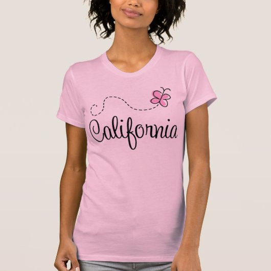 Cute California Design T-shirt (Voorkant)