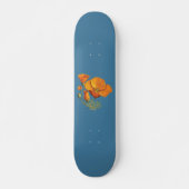 Cute California Poppy Flower Style Persoonlijk Skateboard (Voorkant)