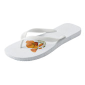 Cute California Poppy Flower  Style Slaps Teenslippers (Schuin)