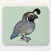 Cute California Quail Muismat (Voorkant)