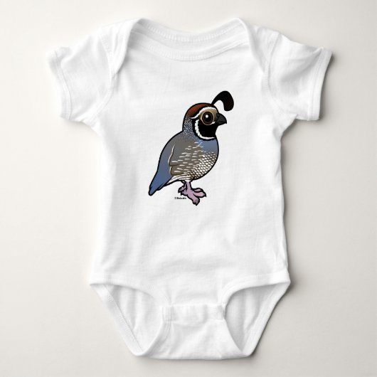Cute California Quail Romper (Voorkant)