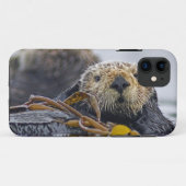 Cute California Zee Otter Enhydra lutris Case-Mate iPhone Case (Achterkant (horizontaal))