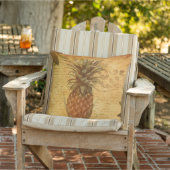 Cute Calligrafie en ananas Buitenkussen (Stoel)