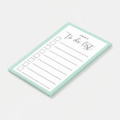 Cute calligraphy To Do List Post-it® Notes (Schuin)