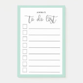 Cute calligraphy To Do List Post-it® Notes (Voorkant)