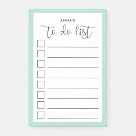 Cute calligraphy To Do List Post-it® Notes