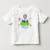 Cute Calling All Rustic Farm Party Animals  Kinder Shirts (Voorkant)