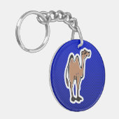 Cute Camel Blauw Sleutelhanger (Voorkant Links)