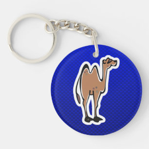Cute Camel Blauw Sleutelhanger