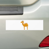 Cute camel bumpersticker (Op auto)
