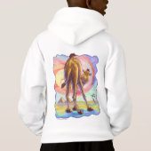Cute Camel Coming and Going Kinder Sweatshirt (Achterkant)