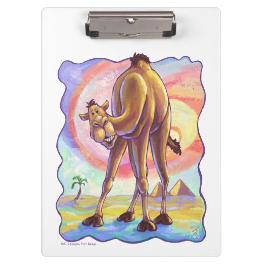 Cute Camel Kantoor Accessoires Klembord (Voorkant)