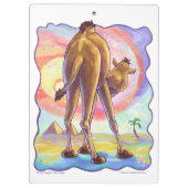 Cute Camel Kantoor Accessoires Klembord (Achterkant)